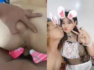 Gã chồng đi làm xa, vợ yêu ở nhà mây mưa với trai